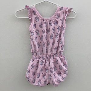 Feather Baby Romper
